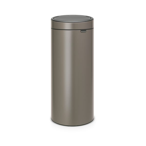Coș de gunoi gri cu senzori de atingere din oțel 30 l Touch Bin – Brabantia