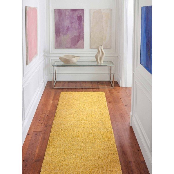 Covor tip traversă galben țesut manual din material bouclé 80x200 cm Notting Hill Portobello – Ted Baker-image-1