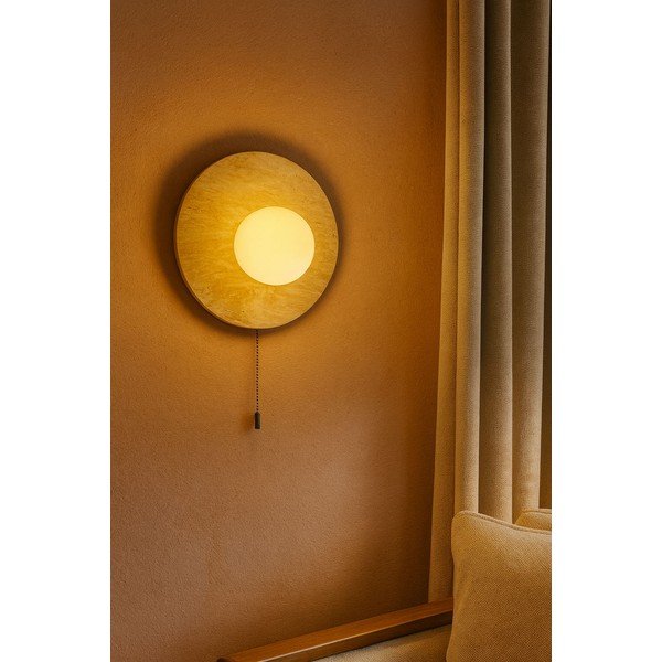 Aplică de perete bej din piatră ø 12 cm Hilde – Opviq lights-image-4