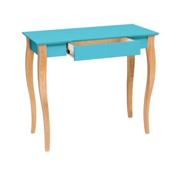 Birou Ragaba Lillo, lungime 85 cm, turcoaz închis-image-1