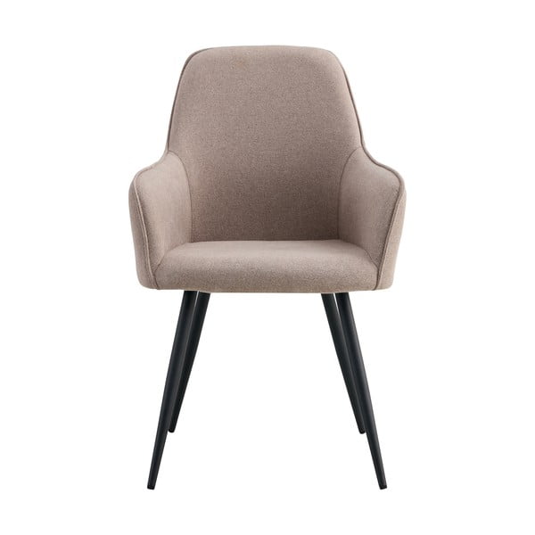 Set de scaune de sufragerie gri cu cotiere 2 buc. tapițat Harbo – House Nordic-image-1