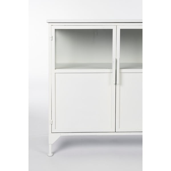 Vitrină albă din metal Miya – White Label-image-1