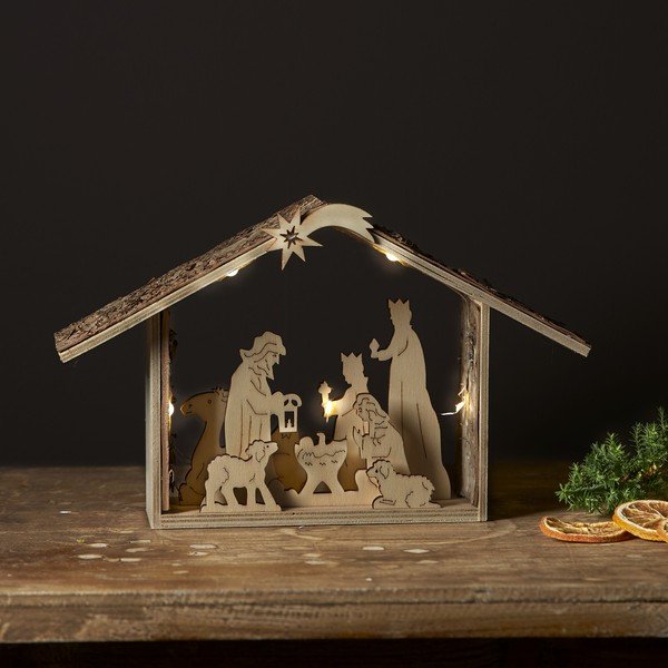 Decorațiune luminoasă maro  de  Crăciun Yuletide – Star Trading-image-1