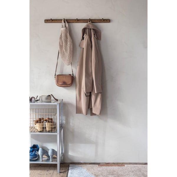 Cuier de perete maro din lemn de stejar 72 cm Roots – Mette Ditmer Denmark-image-2