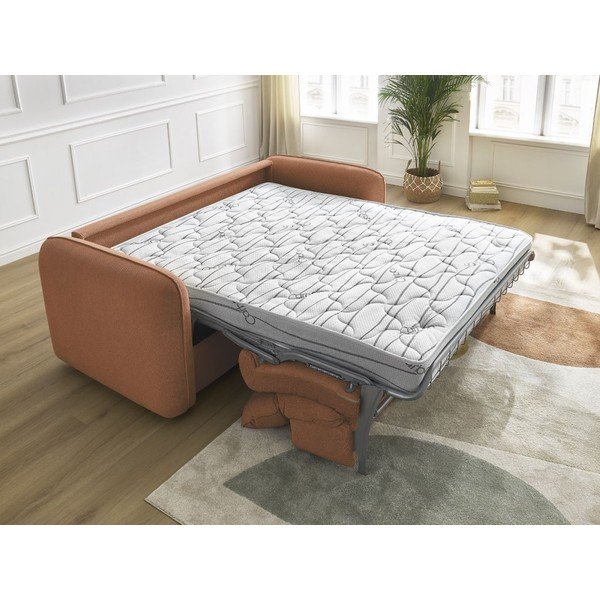 Canapea portocalie 236 cm Achille – Bobochic Paris-image-1