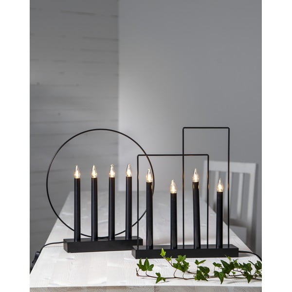 Decorațiune luminoasă neagră Glossy – Star Trading-image-1