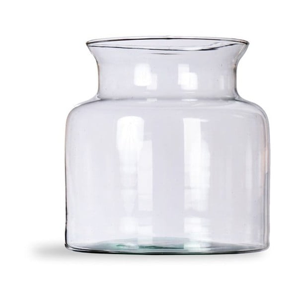 Vază din sticlă suflată manual Garden Trading Broadwell, înălțime 19 cm