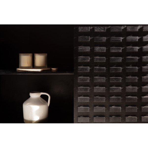 Comodă neagră din lemn de mango 200x80x40 cm Inaya – MOME-image-2