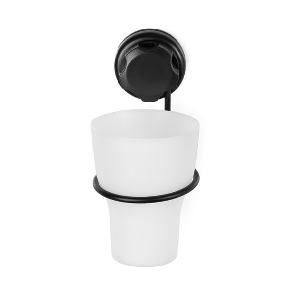 Suport pentru periuța de dinți negru autoadeziv din metal Bestlock Black – Compactor-image-3