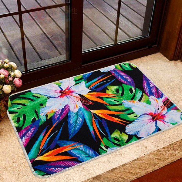 Preș Home de Bleu Exotic Palm, 50 x 70 cm-image-1