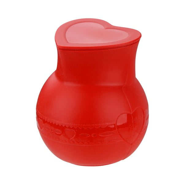 Recipient din silicon pentru topirea ciocolatei Dr. Oetker Flexxibel Love, 250 ml, roșu-image-1