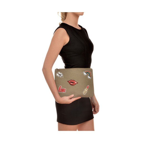 Portfard cu model Isabella Rhea, verde-image-2