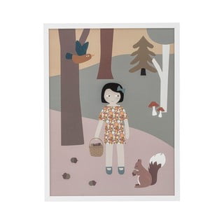 Poster de perete în ramă albă Bloomingville Mini Gytta Frame, 32 x 42 cm