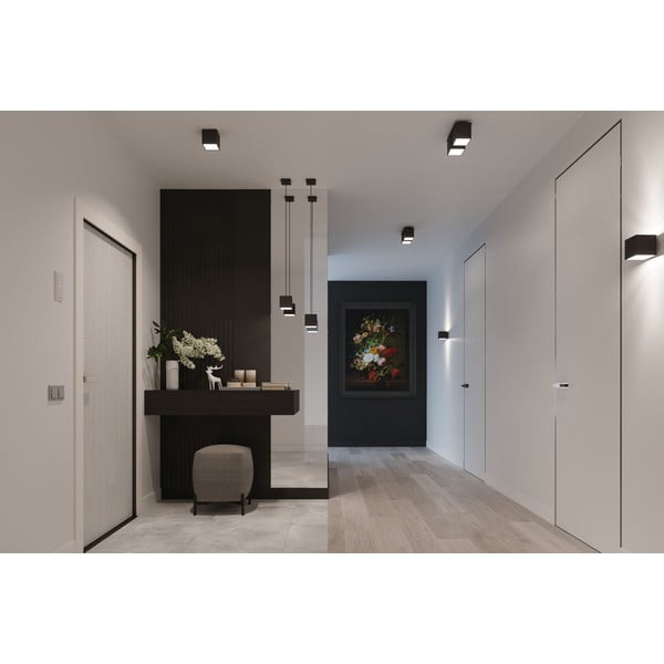 Aplică Sollux Geo, negru-image-1