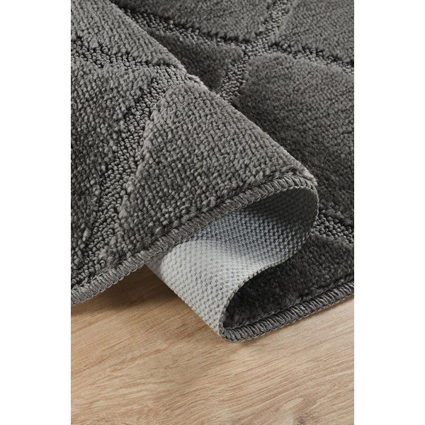 Covorașe de baie gri-antracit 2 buc. 50x80 cm Cizgili – Foutastic-image-2