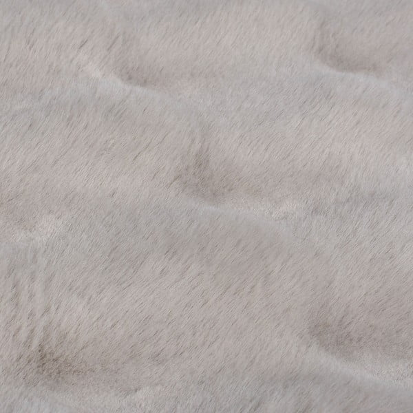 Blană gri deschis sintetică 180x290 cm Waffle Faux Fur – Flair Rugs-image-2
