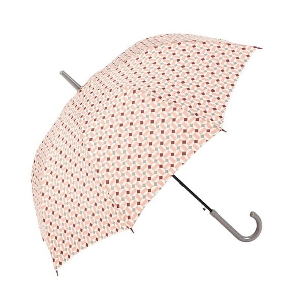 Umbrelă Print, 97 cm, cu detalii roz