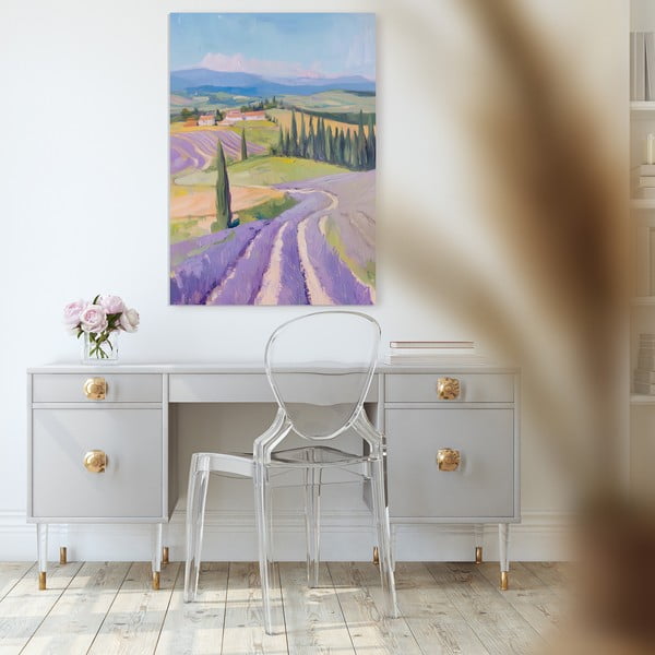 Tablou 70x100 cm Purple Fields – Styler-image-2
