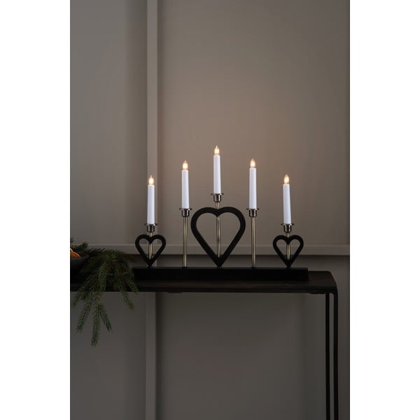 Decorațiune luminoasă de Crăciun neagră Melissa – Markslöjd-image-2
