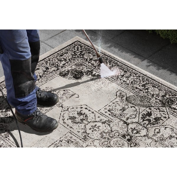 Covor adecvat pentru exterior NORTHRUGS Borbon, 120 x 170 cm, negru-crem-image-3