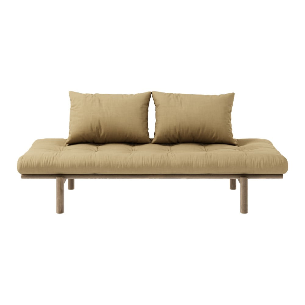 Canapea galbenă extensibilă 200 cm Pace - Karup Design