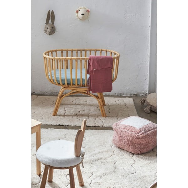 Covor pentru copii crem lavabil/țesut manual din bumbac 90x130 cm Clouds – Lorena Canals-image-1