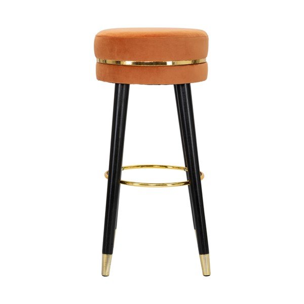 Scaun de bar Mauro Ferretti Paris Ruggine/Gold, negru-image-3