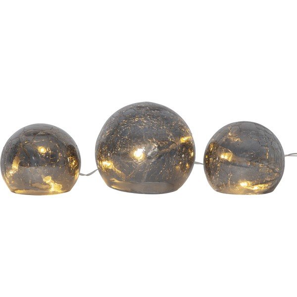 Decorațiune luminoasă cu LED pentru Crăciun Star Trading Triss, gri, lungime 77 cm-image-2