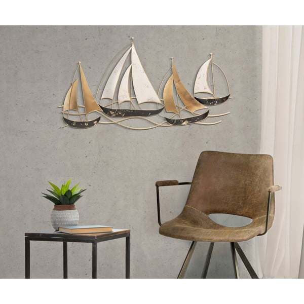 Decorațiune de perete din metal 107x57,5 cm Regata Plus - Mauro Ferretti-image-1