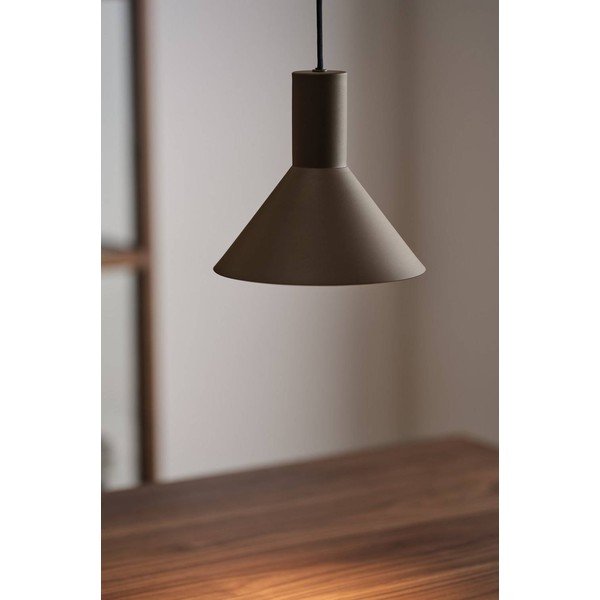 Lustră maro cu intensitate reglabilă din aluminiu ø 20,5 cm Evan – Jotex-image-1