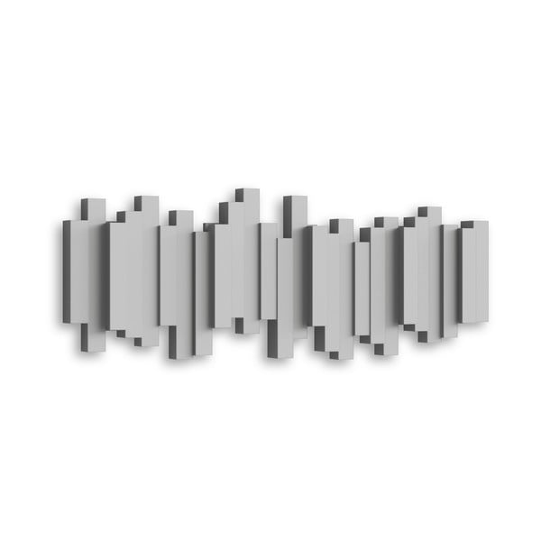 Cuier de perete gri din plastic Sticks – Umbra-image-3