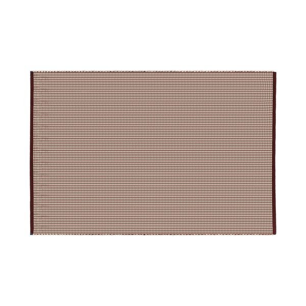 Covor burgundy/în culoare naturală țesut manual din lână 200x300 cm Talo – noo.ma