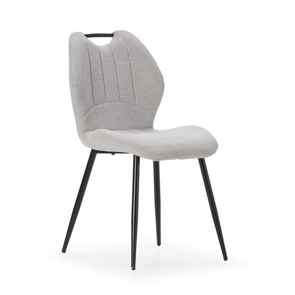 Scaune de dining gri-deschis 4 buc. Muli – Marckeric