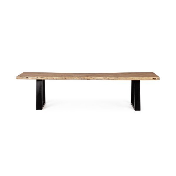 Bancă în culoare naturală din lemn masiv Artur – Bizzotto