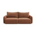 Canapea cărămizie extensibilă/cu spațiu de depozitare 238 cm Kalena – Makamii