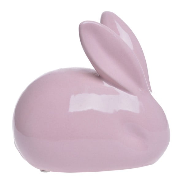 Decorațiune din ceramică Ewax Bunny Bundle, roz