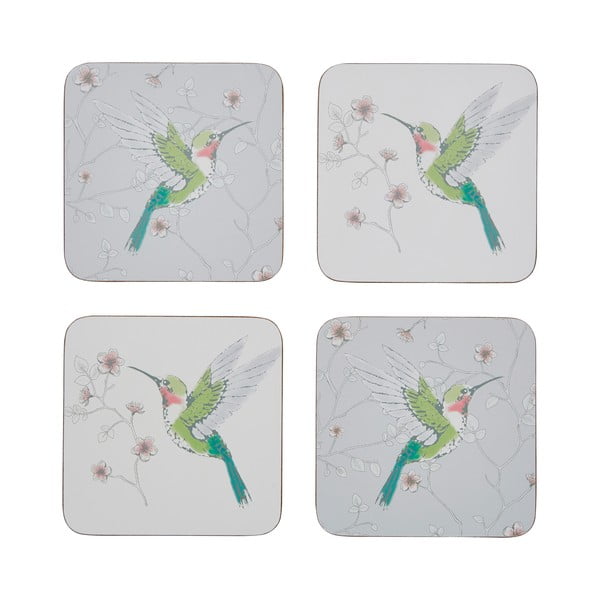 Coasters gri 4 buc. Hummingbirds – Cooksmart ®