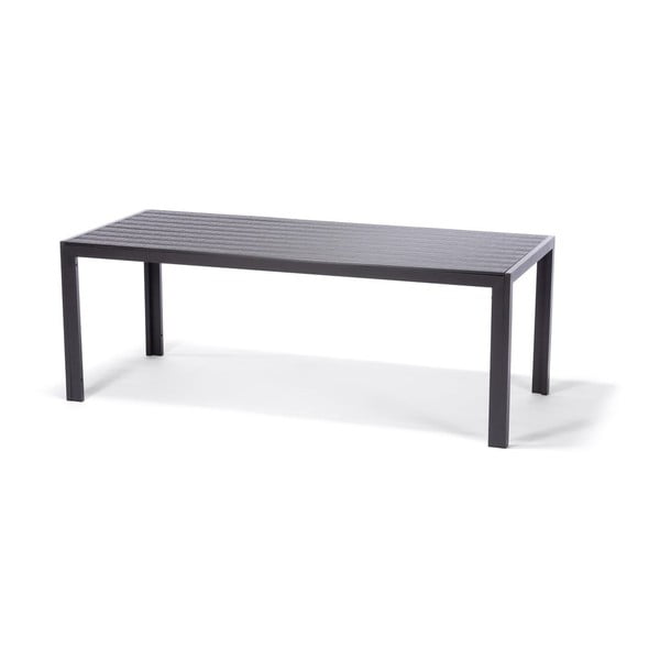 Set mobilier de grădină pentru 6 persoane cu scaune gri Joanna și masă Viking, 90 x 205 cm-image-4