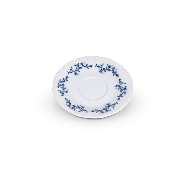 Farfurioară albă/albastră din porțelan ø 16,5 cm Retro – BonBistro-image-4