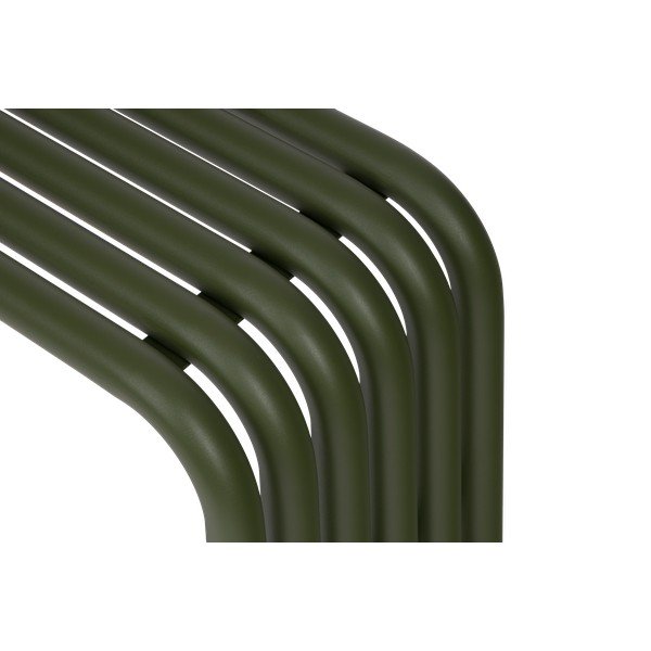 Bancă de grădină verde din metal Nokk – noo.ma-image-3