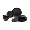 Serviciu de masă 18 buc. din gresie pentru 6 persoane Dark Moon – Bonami Selection