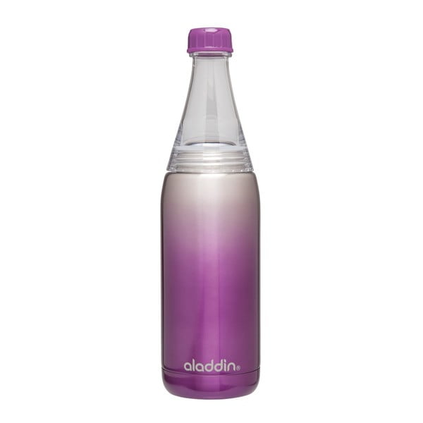 Sticlă termoizolantă cu închidere vacuum Aladdin Fresco Twist&Go, 600 ml, mov
