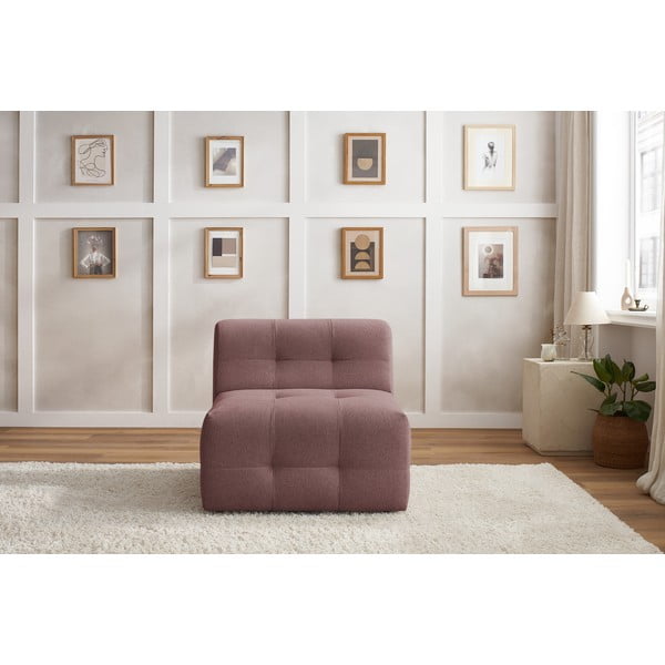 Modul pentru canapea roz închis Kleber - Bobochic Paris-image-1