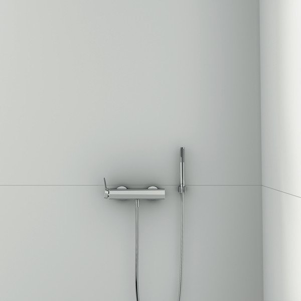 Baterie argintiu-lucios pentru duș/cu montare pe perete Conca – Ideal Standard-image-1