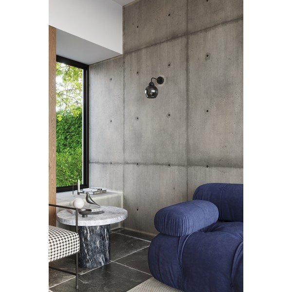 Aplică de perete neagră ø 15 cm Grande – Sollux-image-1