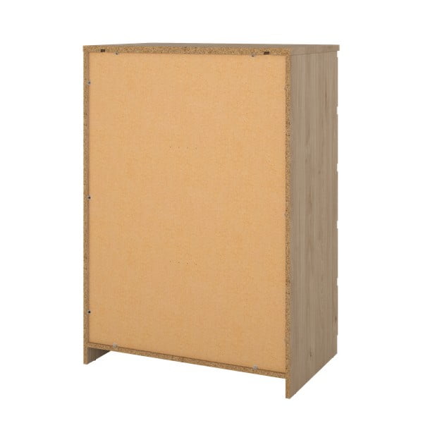 Comodă în culoare naturală cu aspect de lemn de stejar 77x111x50 cm Naia – Tvilum-image-4