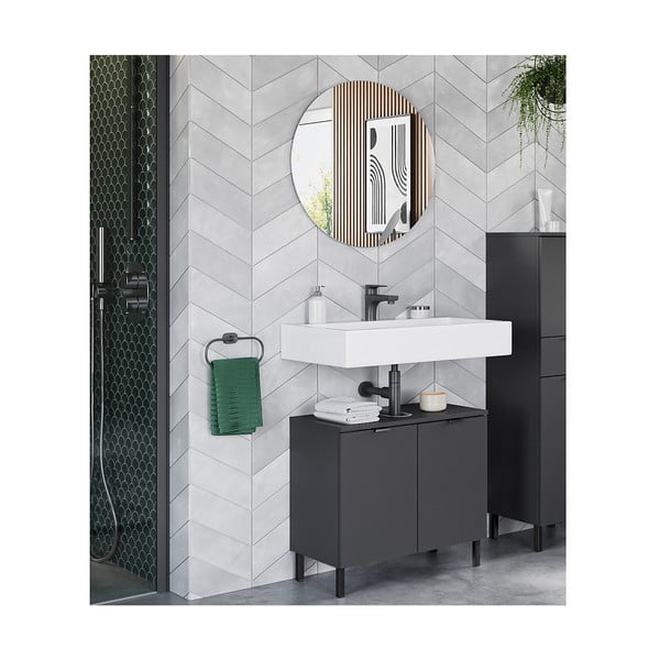 Set mobilă de baie gri antracit Arcena – Germania-image-1