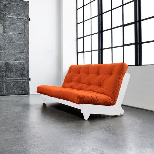 Canapea extensibilă Karup Fresh White/Orange-image-1
