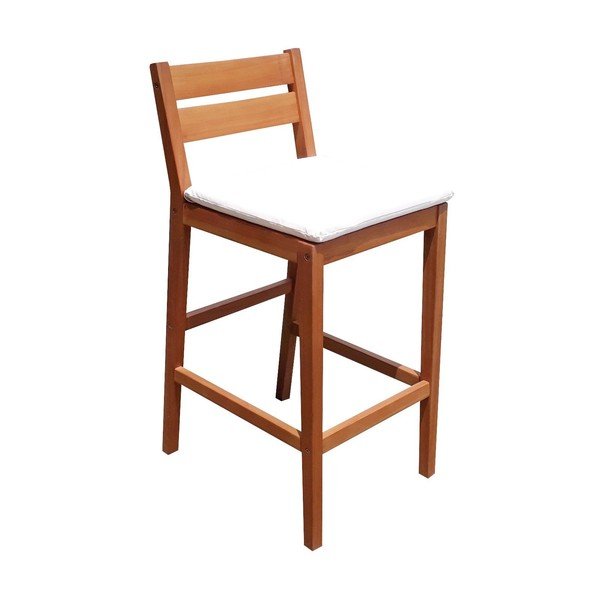 Set de bar de grădină în culoare naturală din lemn de eucalipt pentru 4 persoane Maine – Garden Pleasure-image-2