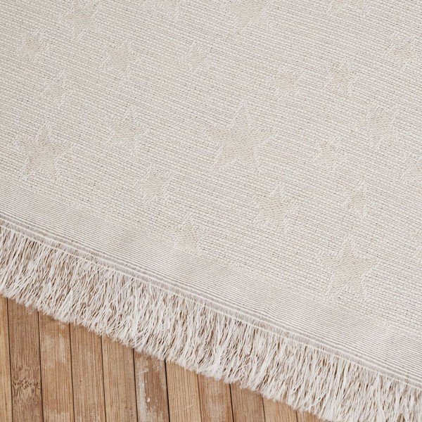 Cuvertură crem pentru pat dublu 180x290 cm Star – Casa Selección-image-1